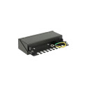 "Keystone Desktop Patchpanel 8 Port schwarz"