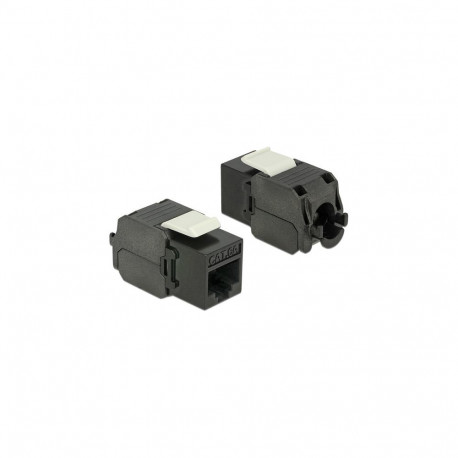 "Keystone Modul RJ45 Buchse > LSA Cat.6A UTP schwarz"