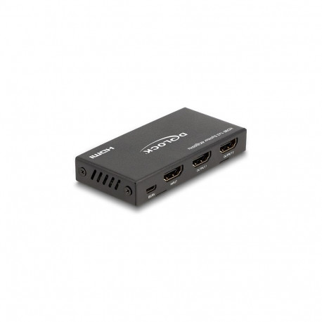HDMI jagaja 1 x HDMI in / 2 x HDMI out 4K 60 Hz downscaleriga