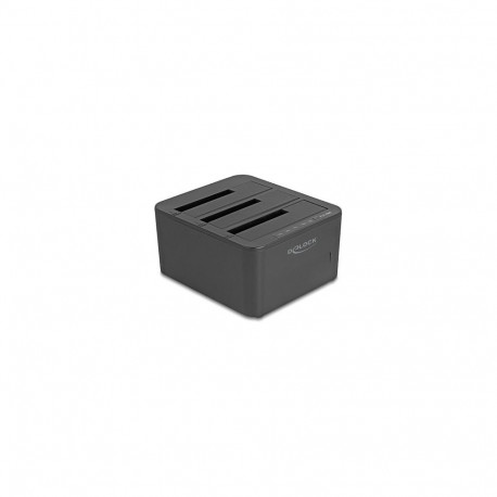 USB dokkimisjaam 3 x SATA HDD / SSD 1:2 kloonimise funktsiooniga