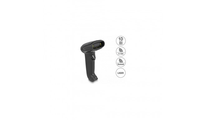 Delock vöötkoodiskanner 1D Laser 2,4 GHz, Bluetooth või USB