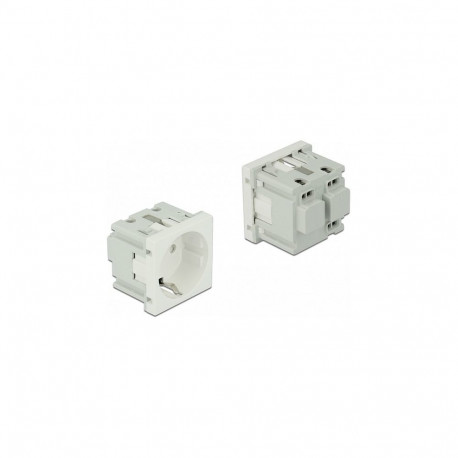 "Easy 45 Schutzkontakt-Steckdose 45 x 45 mm 10 Stück"