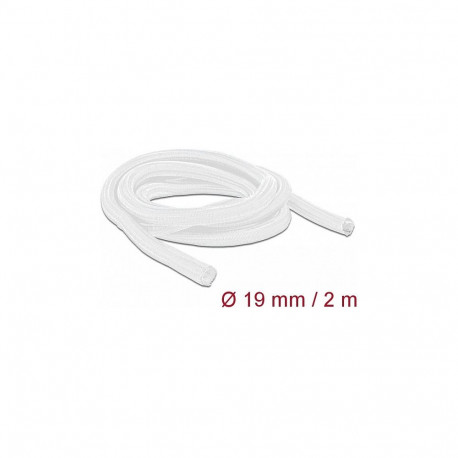 "Geflechtschlauch selbstschließend 2 m x 19 mm weiß"