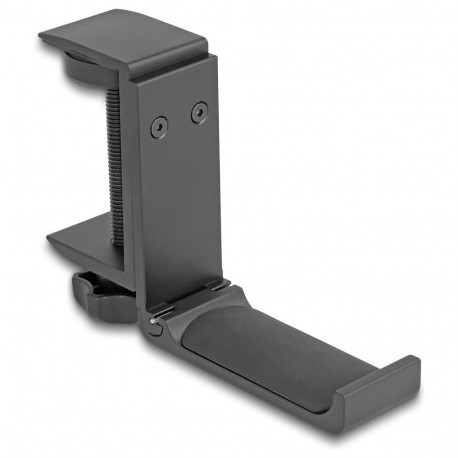 "Kopfhörerhalterung verstellbar zur Tischmontage Aluminium schwarz"