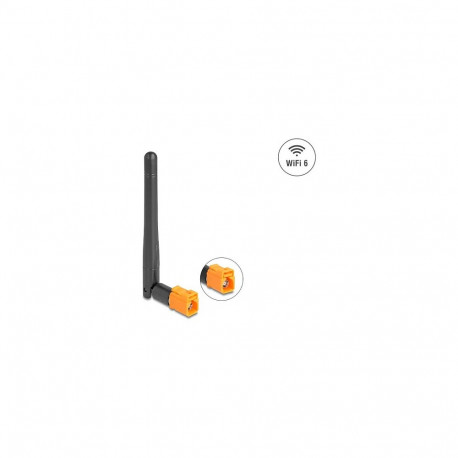 Delock WiFi 6 ringsuunaline antenn FAKRA M emane 2,5 - 3,0 dBi liigendiga must