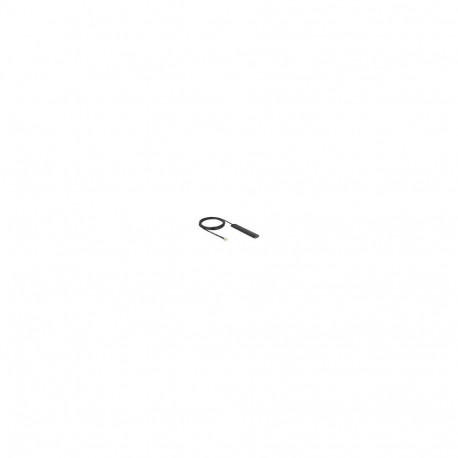 "Delock WiFi 5,8 GHz Antenne RP-SMA Stecker 3 dBi omnidirektional mit Anschlusskabel RG-174 3 m schw