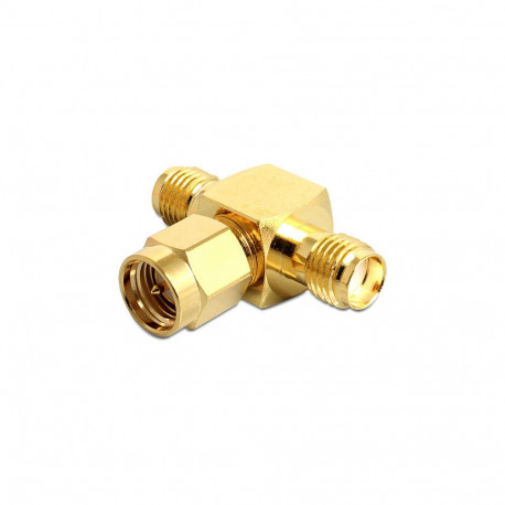 "DELOCK HF SMA Buchse > SMA Stecker > SMA Buchse T-Stck"