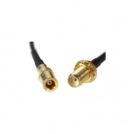"Antennenkabel SMA Buchse zum Einbau > SMB Stecker 200 mm"