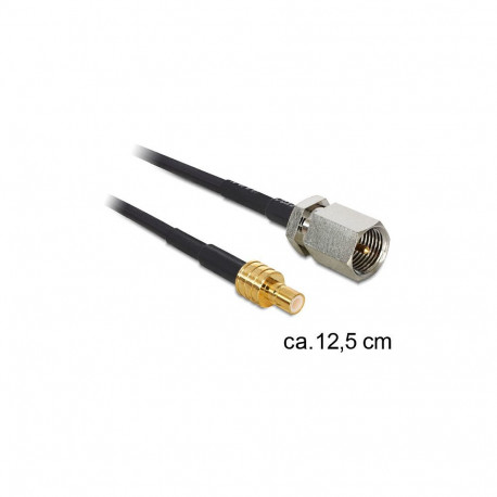 "DELOCK HF Adapterkabel FME Stecker > SMB Buchse 125mm"