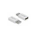 Delock USB 2.0 A-tüüpi pistik-pesa andmeblokeerija adapter