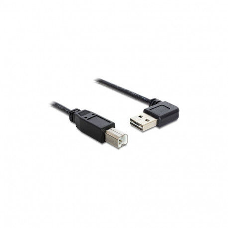"Kabel EASY-USB 2.0 Typ-A Stecker gewinkelt links / rechts > USB 2.0 Typ-B Stecker 3 m"