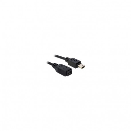 Delock USB 2.0 mini B pikenduskaabel 1m
