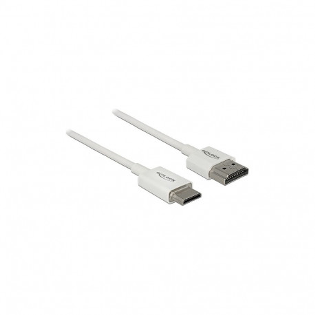 "Kabel High Speed HDMI mit Ethernet - HDMI-A Stecker > HDMI Mini-C Stecker 3D 4K 1 m Slim High Quali