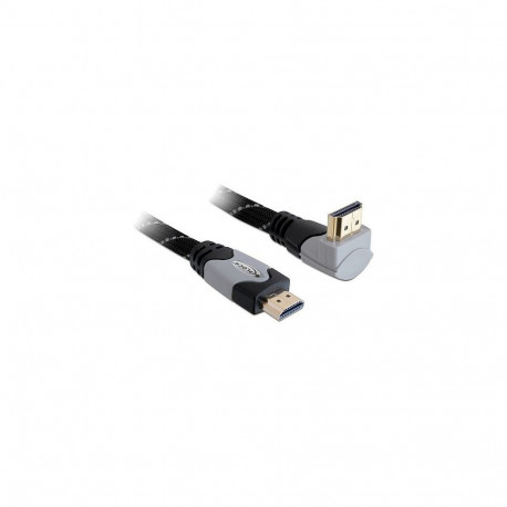 Delock HDMI A-A St/St ülespoole nurgaga hall kaabel 3m