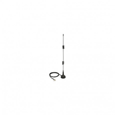 "LTE Antenne TS-9 Stecker 90° 2 - 3 dBi starr omnidirektional mit magnetischem Standfuß und Anschlus