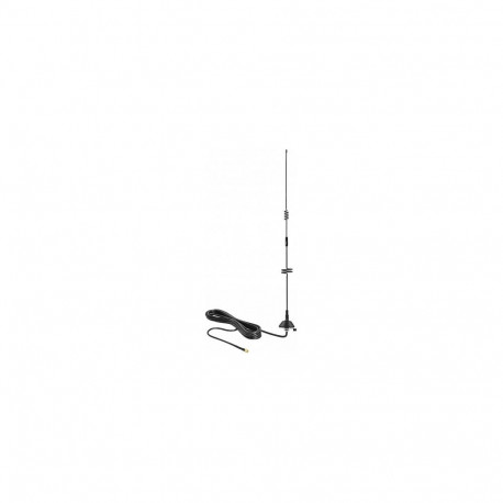 "DELOCK LTE Antenne SMA Stecker 5 - 7 dBi omnidirektional starr mit Montagefuss und Anschlusskabel R