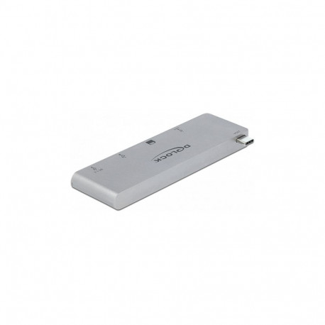 "3 Port Hub und 2 Slot Card Reader für MacBook mit PD 3.0 und einschiebbarem USB Type-C™ Anschluss"