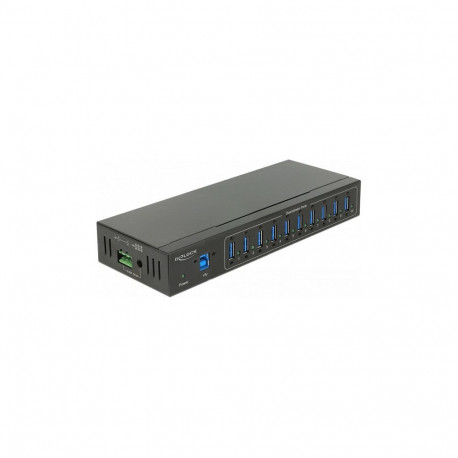 "DELOCK Externer Industrie Hub 10 x USB 3.0 Typ-A mit 20 kV ESD Schutz"