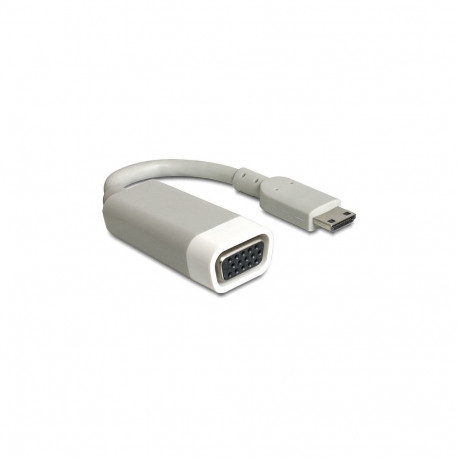 Delock adapterkaabel mini HDMI-C pistik - VGA pesa, kruvivaba