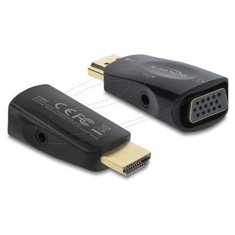 Delock HDMI-VGA adapter heliga