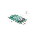 "Delock Adapter Mini PCIe Stecker zu M.2 Key E Slot"