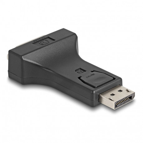 "Delock Adapter DisplayPort 1.1 Stecker zu DVI Buchse Passiv schwarz"