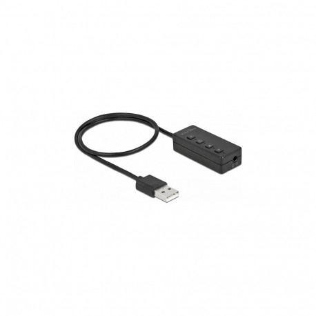 "USB Headset und Mikrofon Adapter mit 2 x 3,5 mm Klinkenbuchse für Windows und Mac OS"