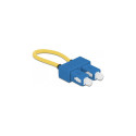 "Delock LWL Loopback Adapter SC / UPC Singlemode blau"