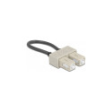 "Delock LWL Loopback Adapter SC / OM2 Multimode beige"