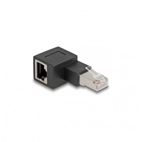 Delock RJ45 isas-emas adapter Cat.6A 90° vasakule nurgaga