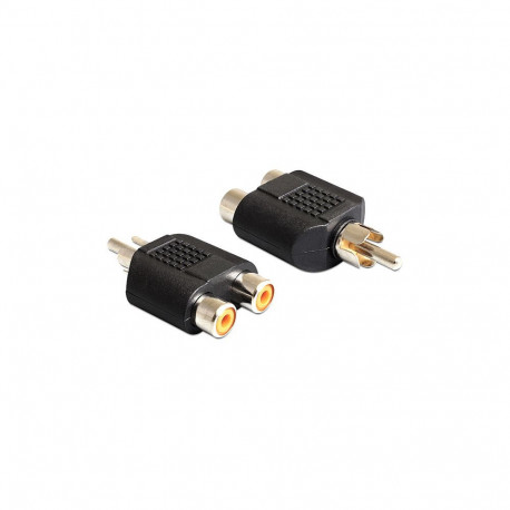 Adapter 2 x Cinch-pesa > 1 x Cinch-pistik