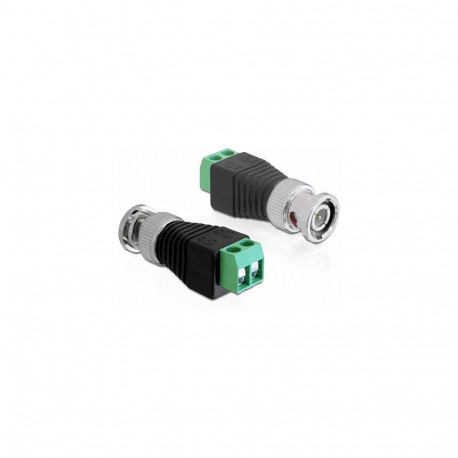 "Adapter BNC Stecker > Terminalblock 2 Pin"