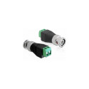 "Adapter BNC Stecker > Terminalblock 2 Pin"