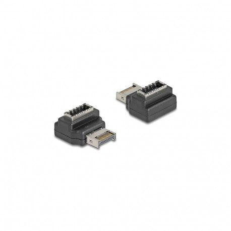 "Delock Adapter USB 10 Gbps Typ-E Key A Stecker zu Buchse gewinkelt"