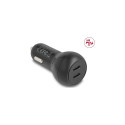 Delock autolaadija 2 x USB Type-C™ PD 3.0 40 W