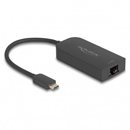 Delock USB Type-C™ võrguadapter 2,5 Gigabit LAN 1 x RJ45 ASIX