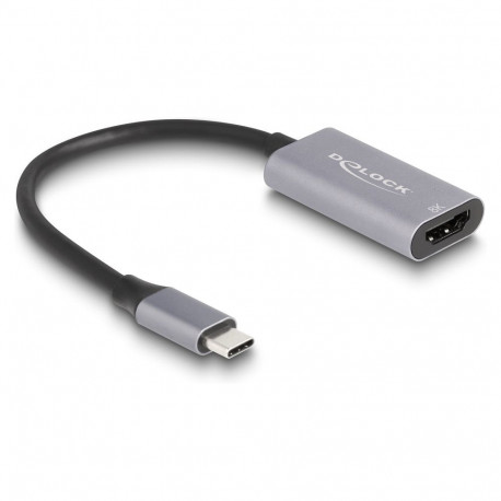 "Delock USB Type-C™ Adapter zu HDMI (DP Alt Mode) 8K mit HDR Funktion Aluminium"