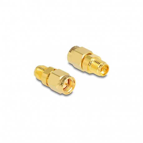 "Delock Adapter RP-SMA Buchse zu SMA Stecker"