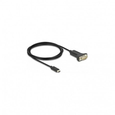 "Adapter USB Type-C™ zu 1 x Seriell RS-232 D-Sub 9 Pin Stecker mit Muttern 2 m"