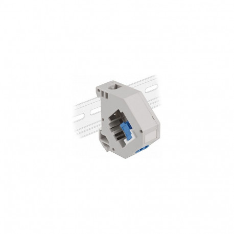 "Delock Hutschienenadapter mit Keystone LC Duplex Buchse zu LC Duplex Buchse blau"