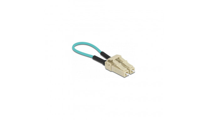 "Delock LWL Loopback Adapter LC / OM3 Multimode beige"