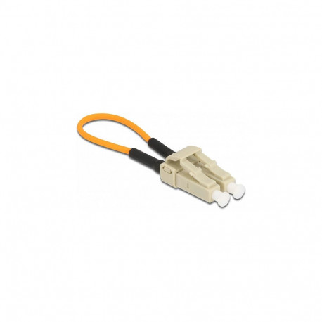 "Delock LWL Loopback Adapter LC / OM2 Multimode beige"