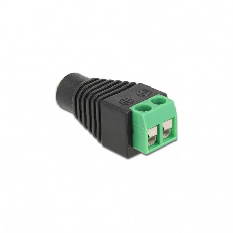 "Adapter DC 1,35 x 3,5 mm Buchse > Terminalblock 2 Pin"