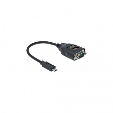 "Adapter USB Type-C™ zu 1 x Seriell RS-232 DB9 mit 15 kV ESD Schutz"