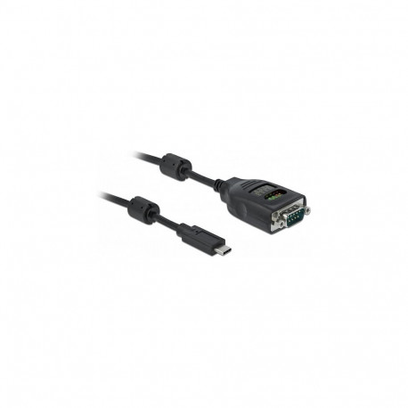 "USB Type-C™ zu Seriell DB9 Adapter mit 9 LED RS-232 Tester"