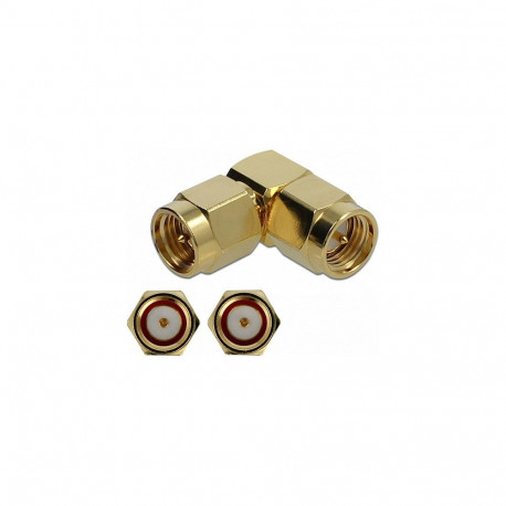 "Adapter SMA Stecker zu SMA Stecker 90° 10 GHz"