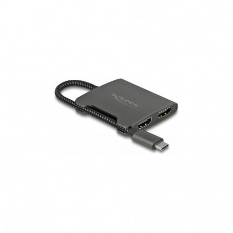 "USB Type-C™ Splitter (DP Alt Mode) zu 2 x HDMI MST 4K 60 Hz"