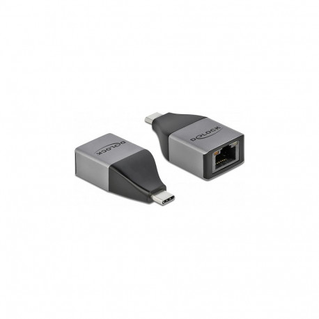 "Delock USB Type-C™ Adapter zu Gigabit LAN 10/100/1000 Mbps – kompaktes Design"