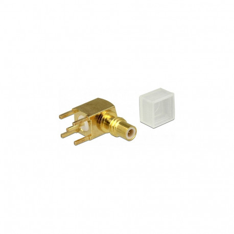 "Adapter SMC Buchse 90° gewinkelt PCB"