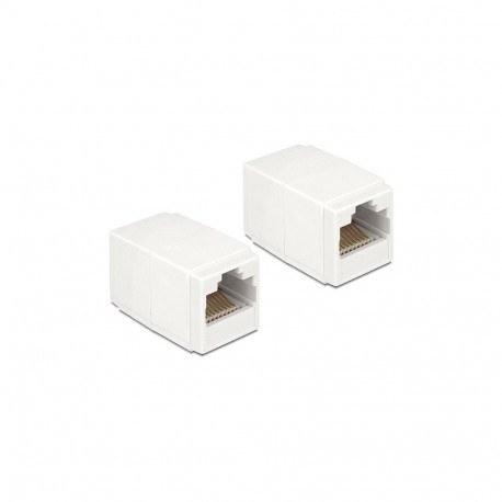 "Adapter RJ45 Buchse > RJ45 Buchse Cat.6 UTP kompakt"